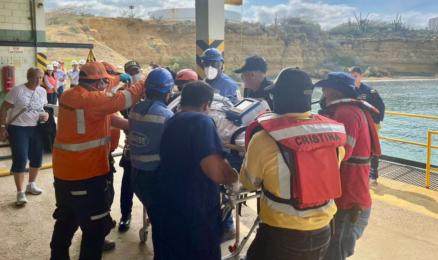 Dimar coordina evacuación de estadounidense que presentó emergencia médica a bordo de crucero en la alta Guajira