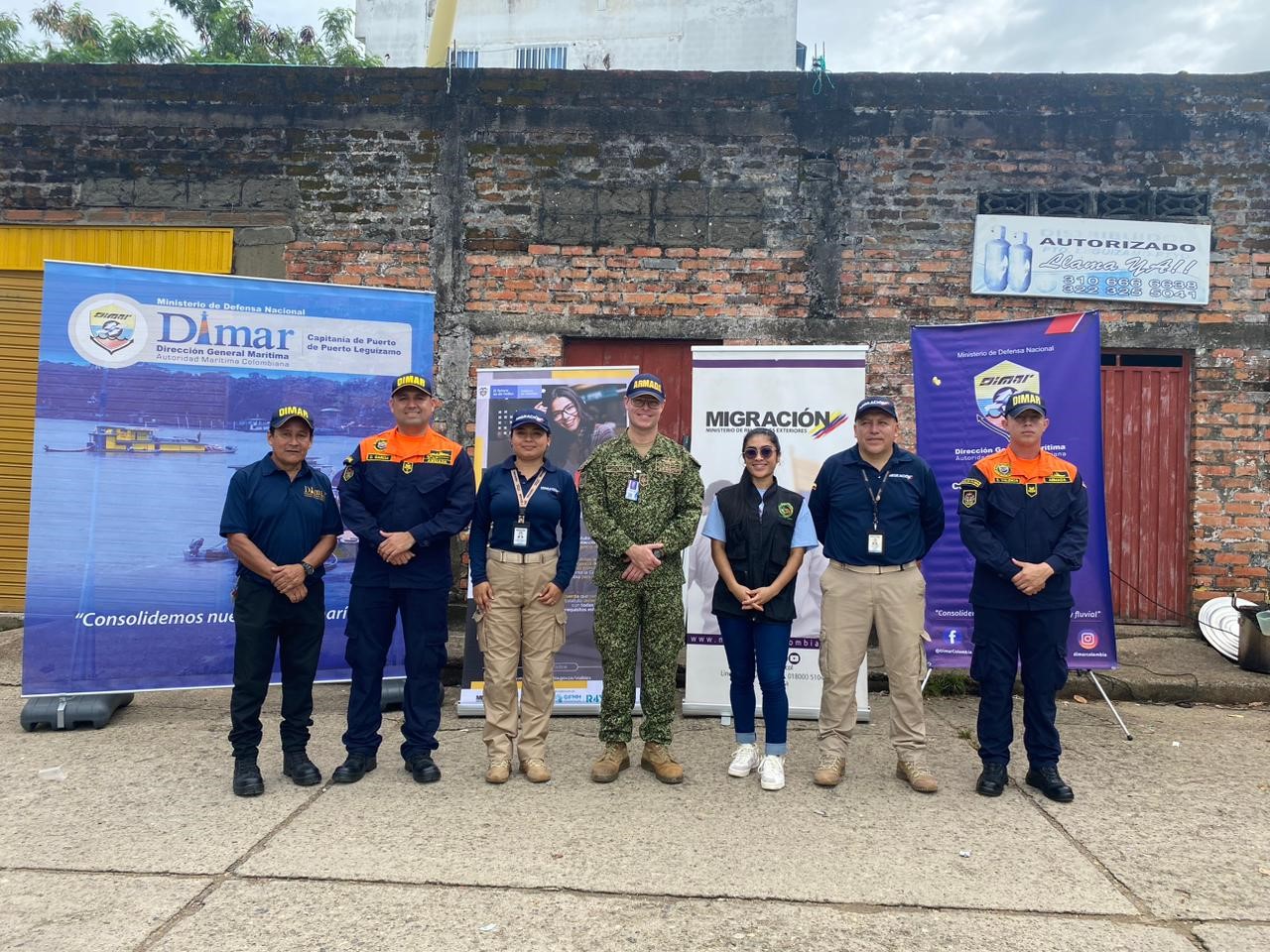 En Puerto Leguízamo Dimar adelanta controles para garantizar la seguridad fluvial