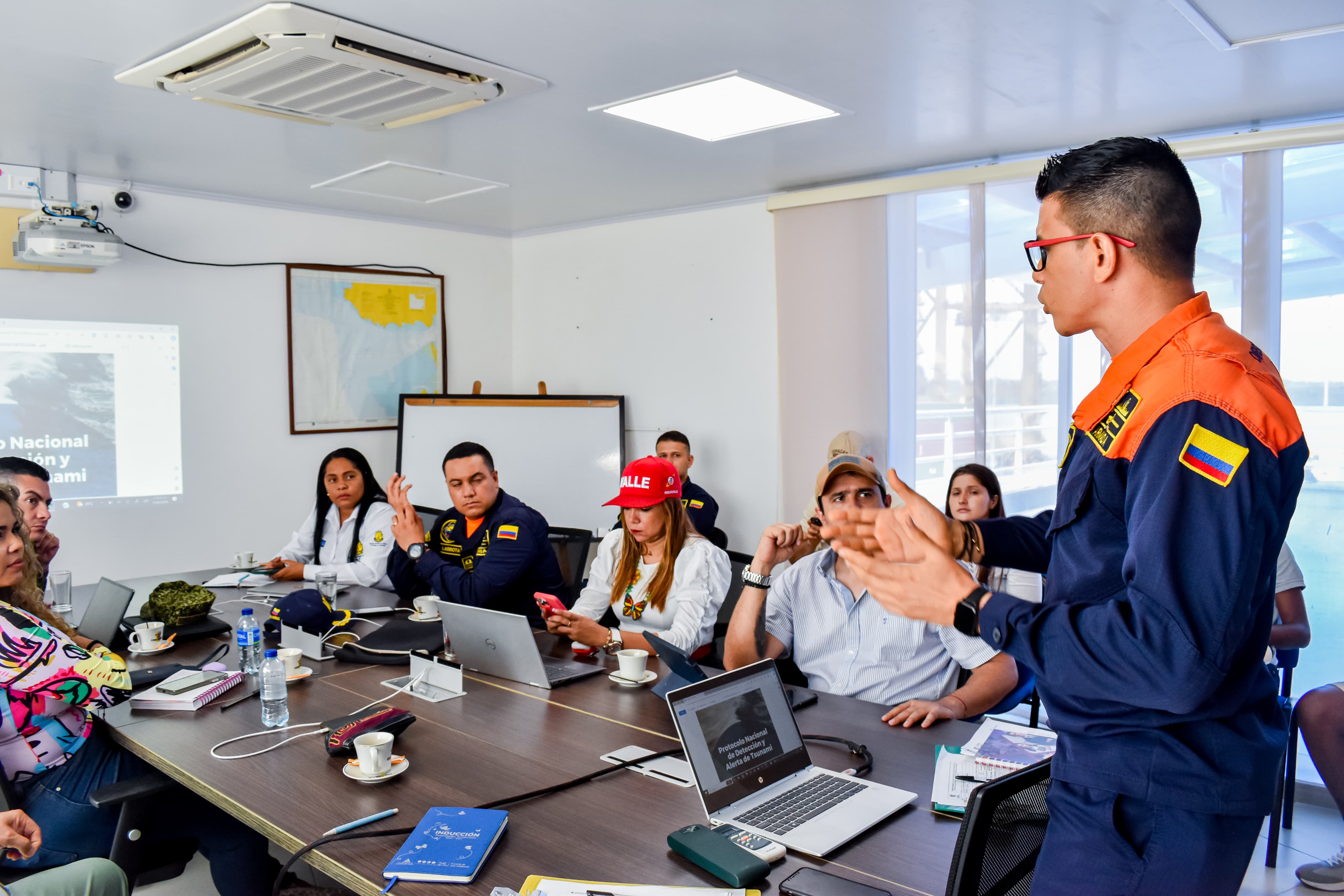 En Buenaventura, se fortalecen alianzas para mejorar el sistema de gestión de riesgo en caso de tsunami