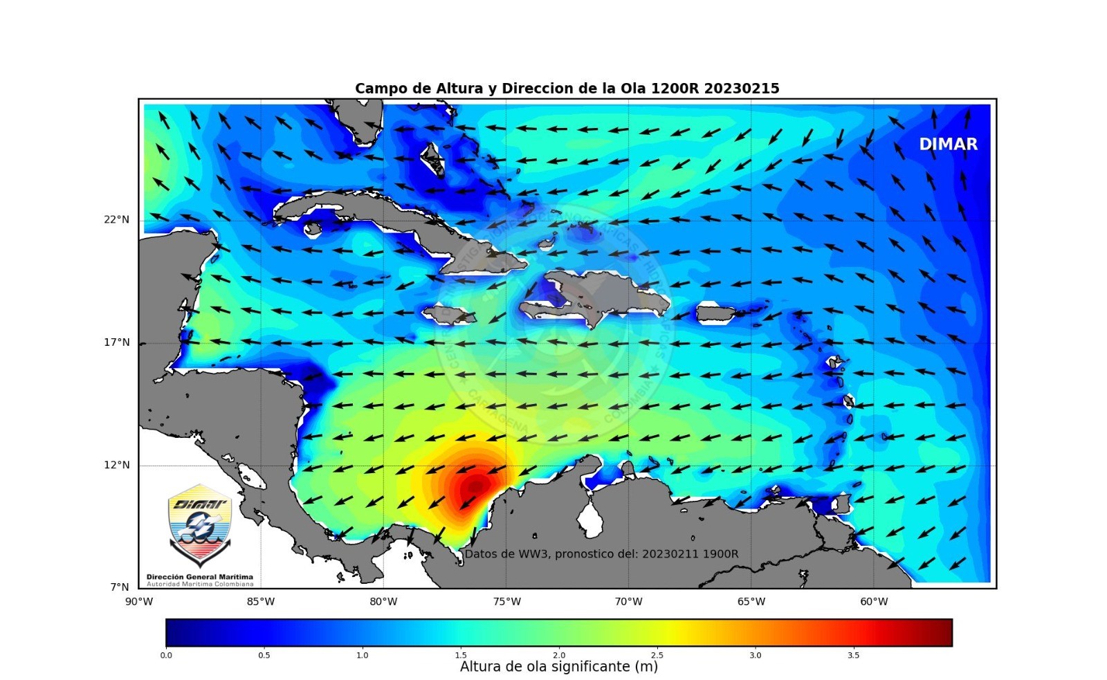 Cambios en las condiciones meteomarinas en el Caribe colombiano