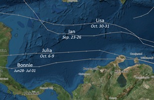 Finaliza la temporada de huracanes de 2022