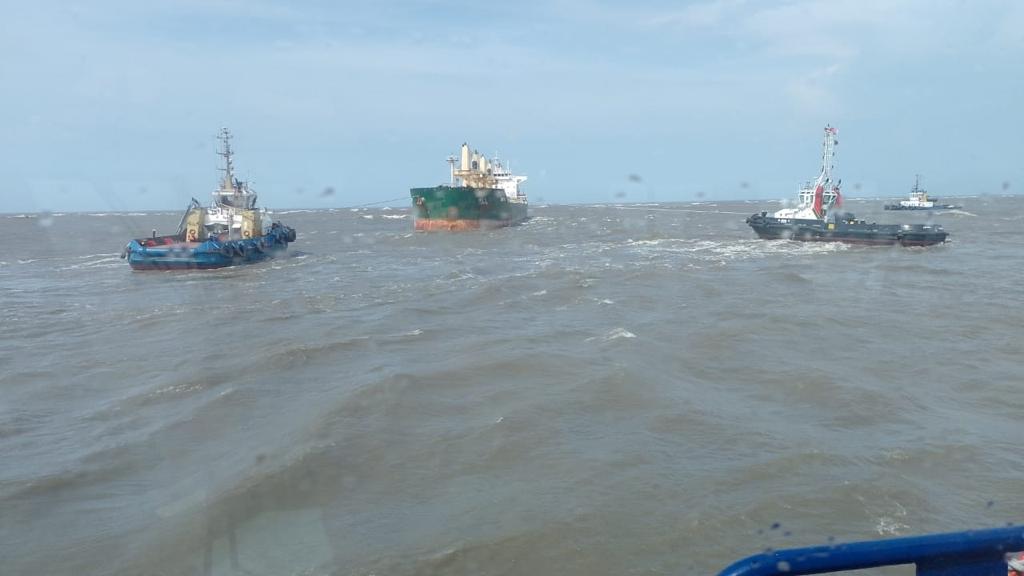 En Barranquilla, Dimar atiende emergencia que se presenta con buque de bandera de Chipre