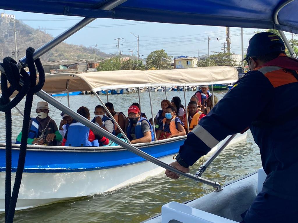 Más de 40 mil pasajeros han visitado la zona insular de Cartagena en esta temporada vacacional: Dimar