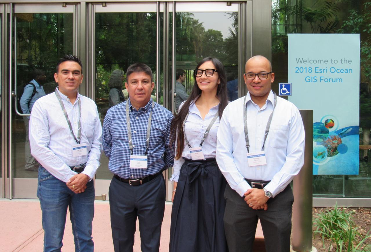 Dimar participa en el Ocean Gis Forum que se realiza en California