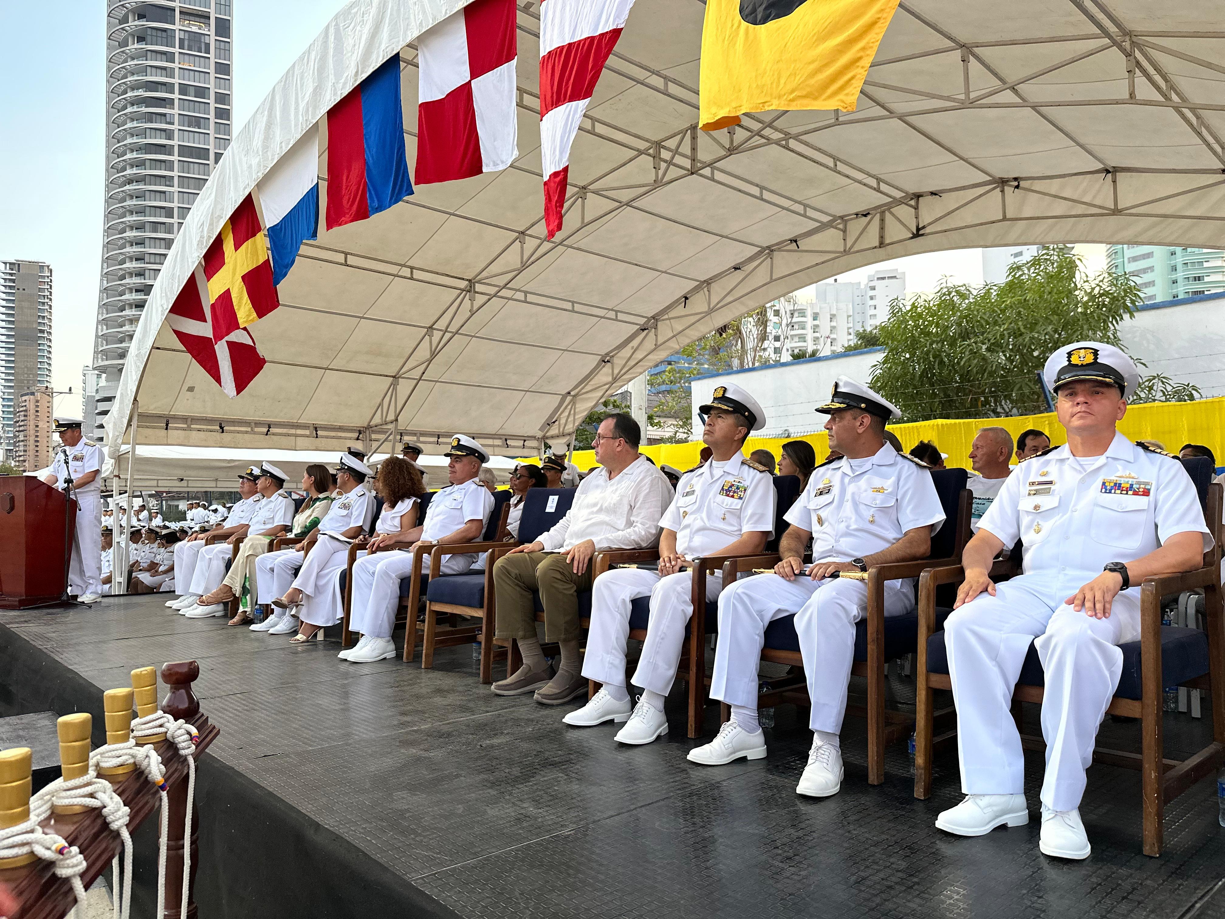 En Cartagena arribó el buque ARC "Simón Bolívar" luego de 120 días de investigación científica