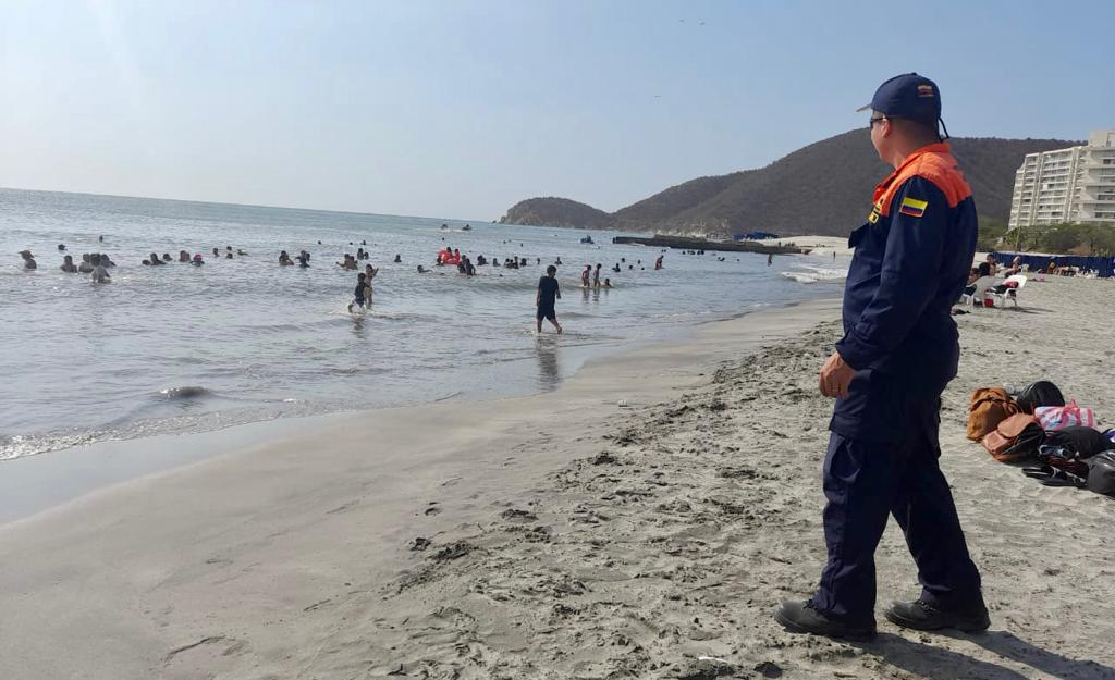 Dimar garantizó un fin de semana seguro en las playas de Santa Marta