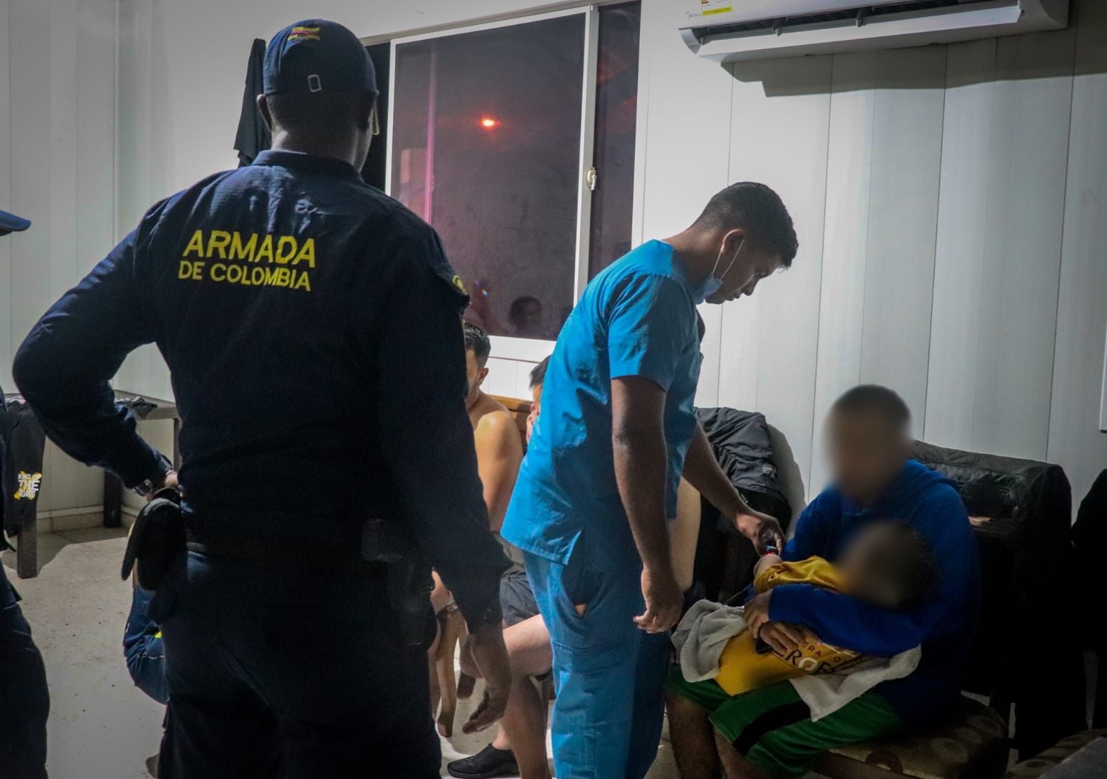 Armada de Colombia salvaguardó la vida de 15 migrantes en San Andrés