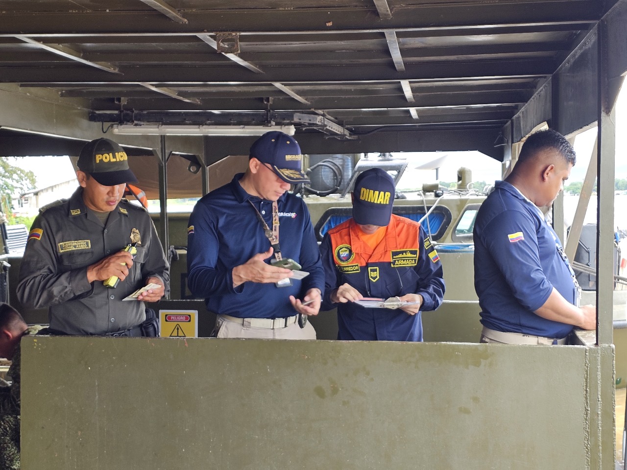 La Capitanía de Puerto reforzó seguridad fluvial en frontera colombo-venezolana durante elecciones presidenciales