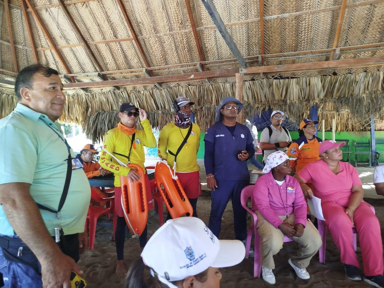 Capitanía de Puerto de Santa Marta participó en simulacro de emergencias en Playa Blanca