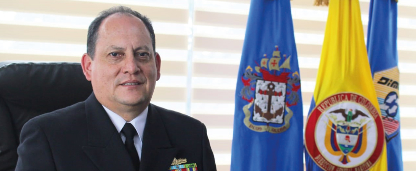 Vicealmirante Juan Manuel Soltau Ospina, nuevo Director General Marítimo