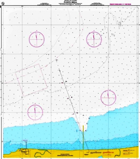 Carta Náutica 808: Puerto Brisa