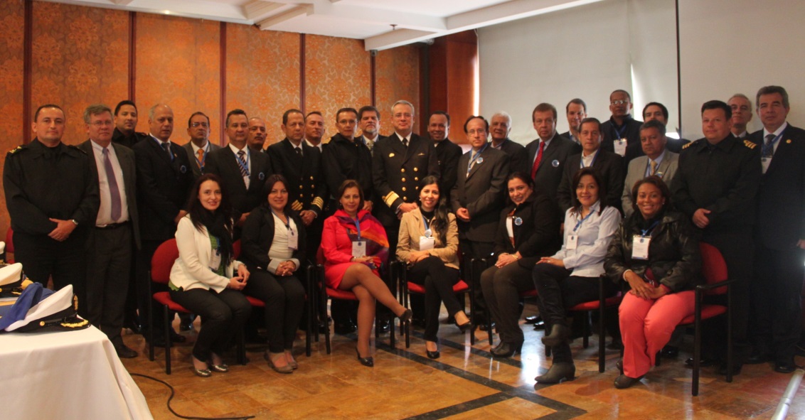 Participantes II Encuentro de Centros de Formación y Capacitación Marítimos, Bogotá. 