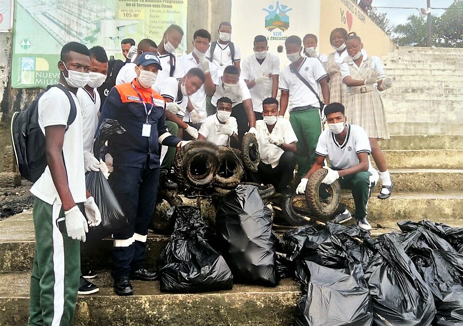 Dimar realizó jornada de limpieza de playas en Guapi