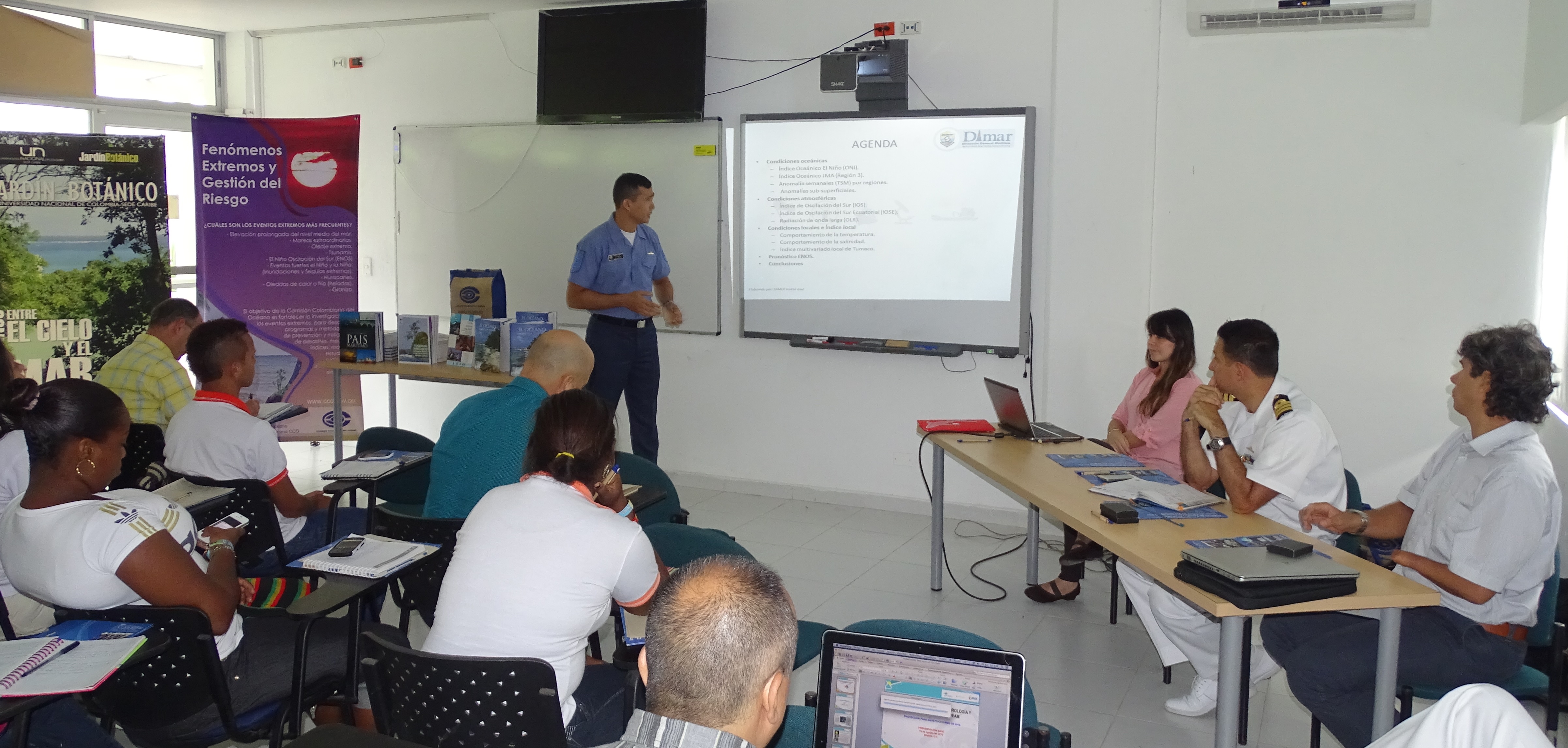 CIOH Pacífico, en la segunda reunión del ‘Comité Técnico Nacional para el Estudio del Fenómeno “El Niño”, en San Andrés Isla. 