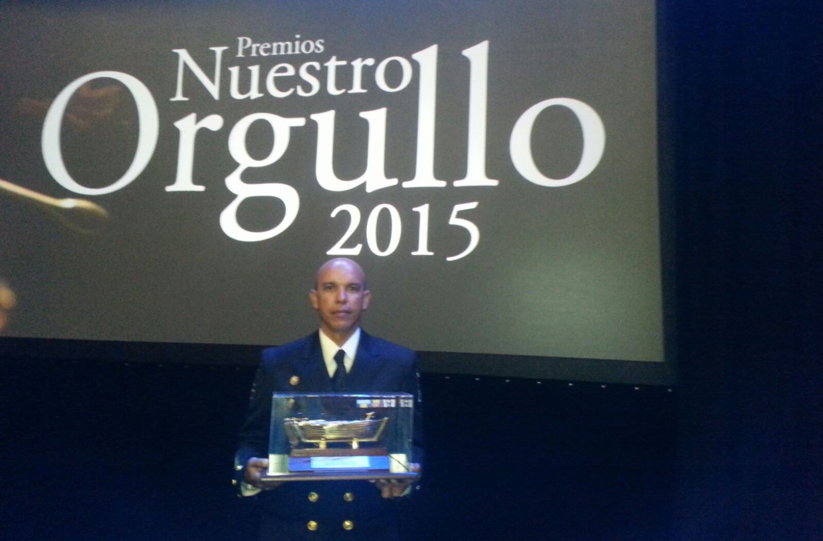 Dimar galardonado en 'Premio Nuestro Orgullo 2015'