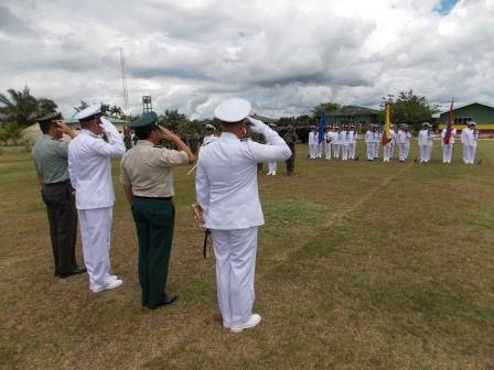 Ceremonia Militar Día de la Armada en Puerto Inírida