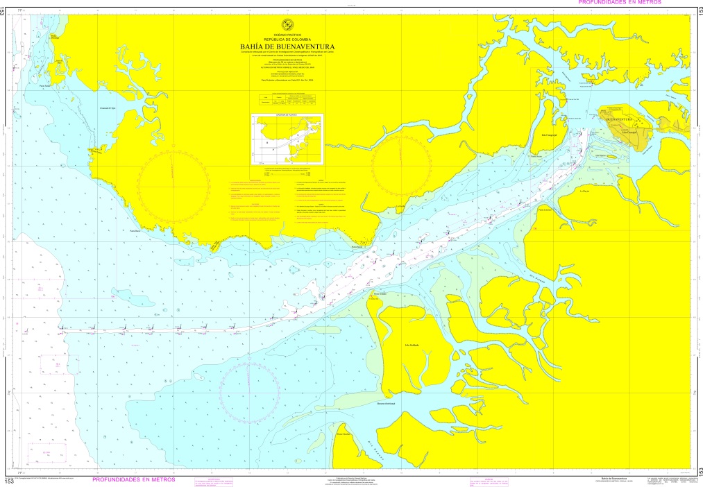 Carta Náutica 153 – Bahía de Buenaventura.