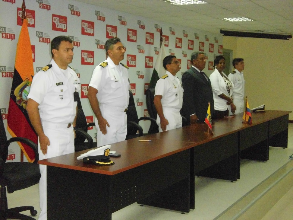 Encuentro binacional entre capitanes de puerto de Colombia y Ecuador.