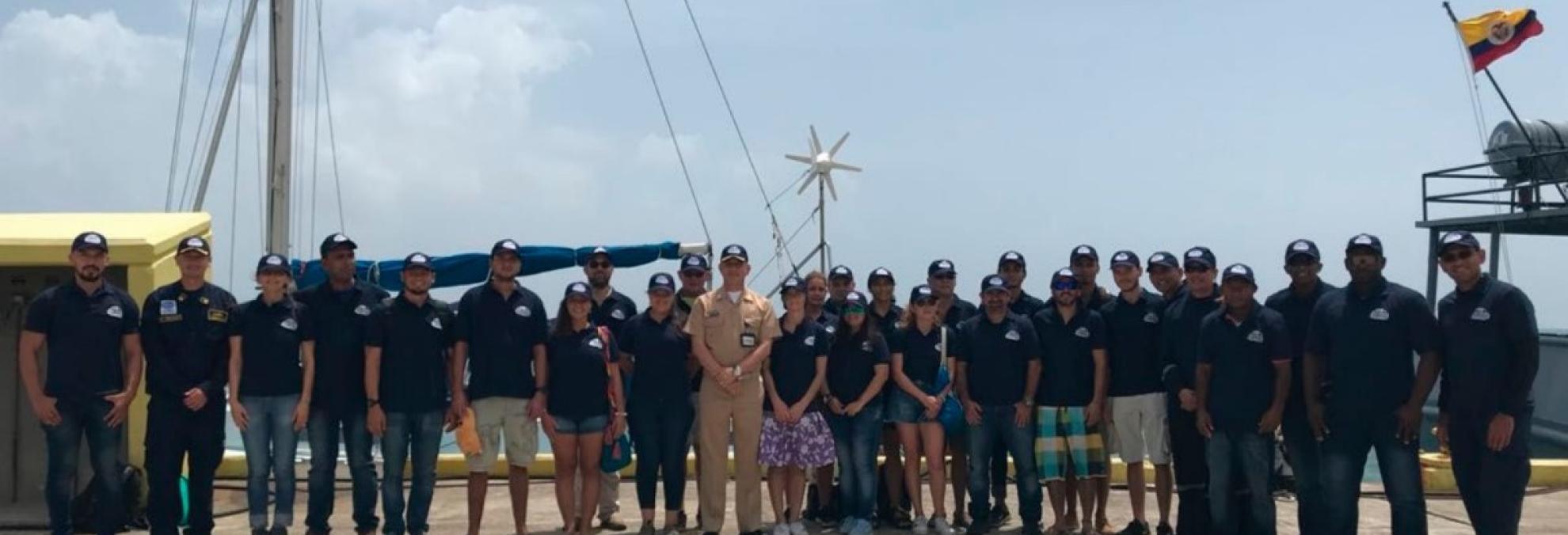 Dimar socializa aplicación web geográfica que registra datos documentados de expedición Seaflower 2018