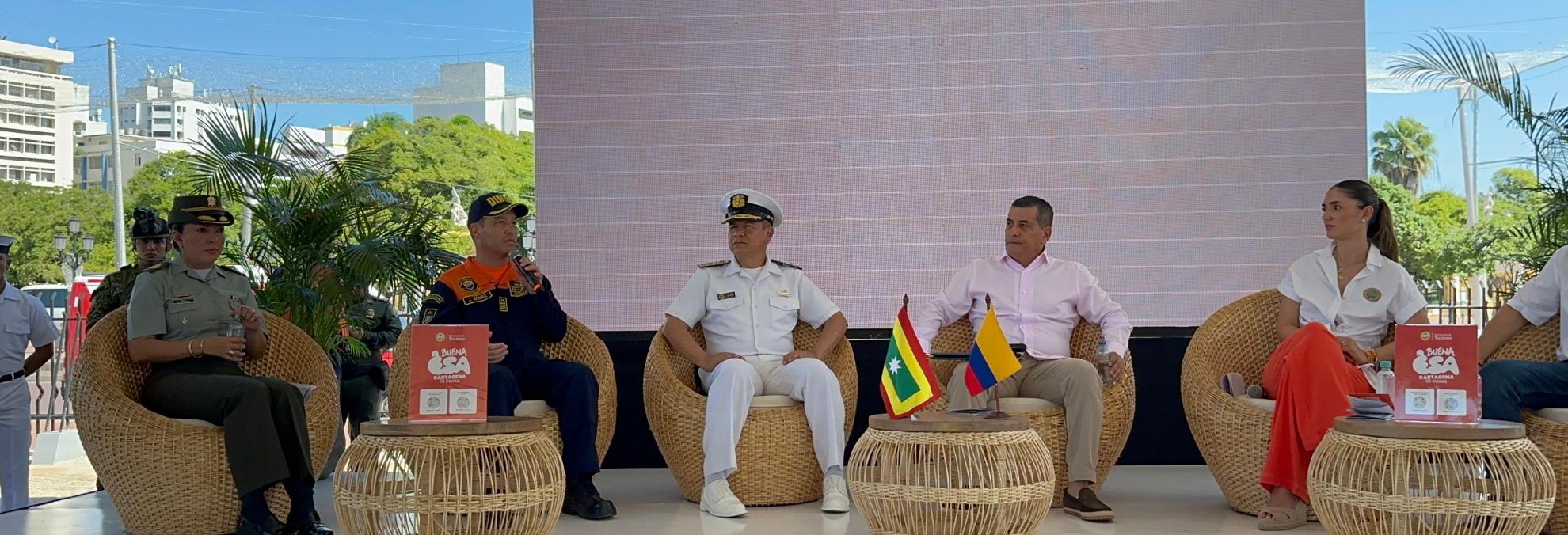 En Cartagena, la Dimar emite recomendaciones de seguridad marítima para la temporada turística de fin de año