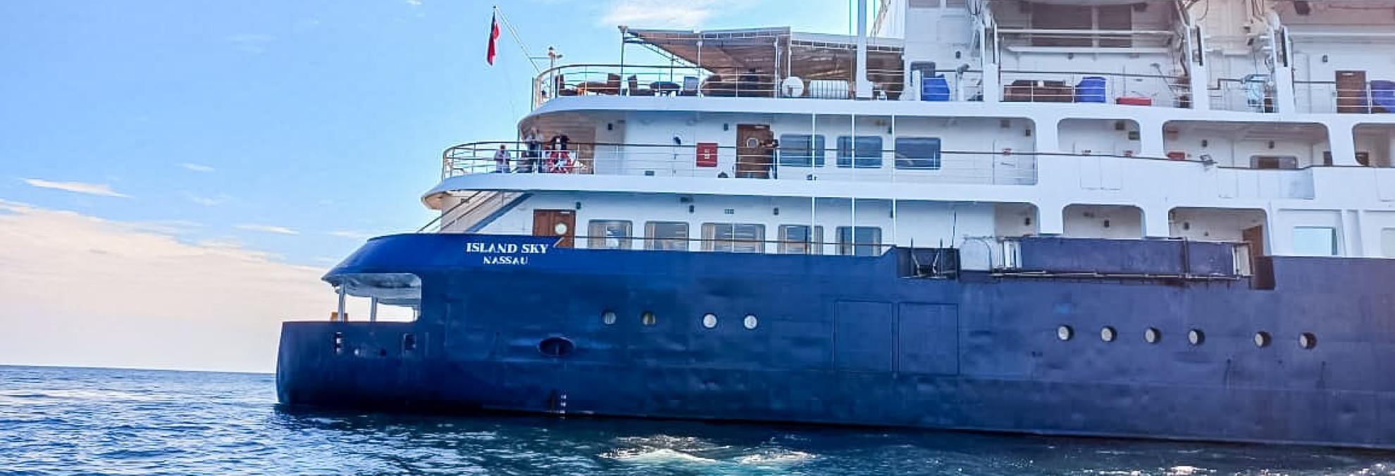 Cerca de 90 turistas internacionales llegaron al Parque Nacional Natural Gorgona en el crucero Island Sky