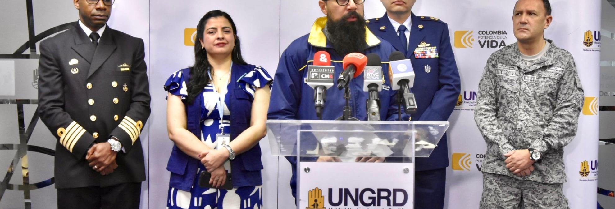 UNGRD anuncia inicio de la temporada de huracanes desde el primero de junio en Colombia