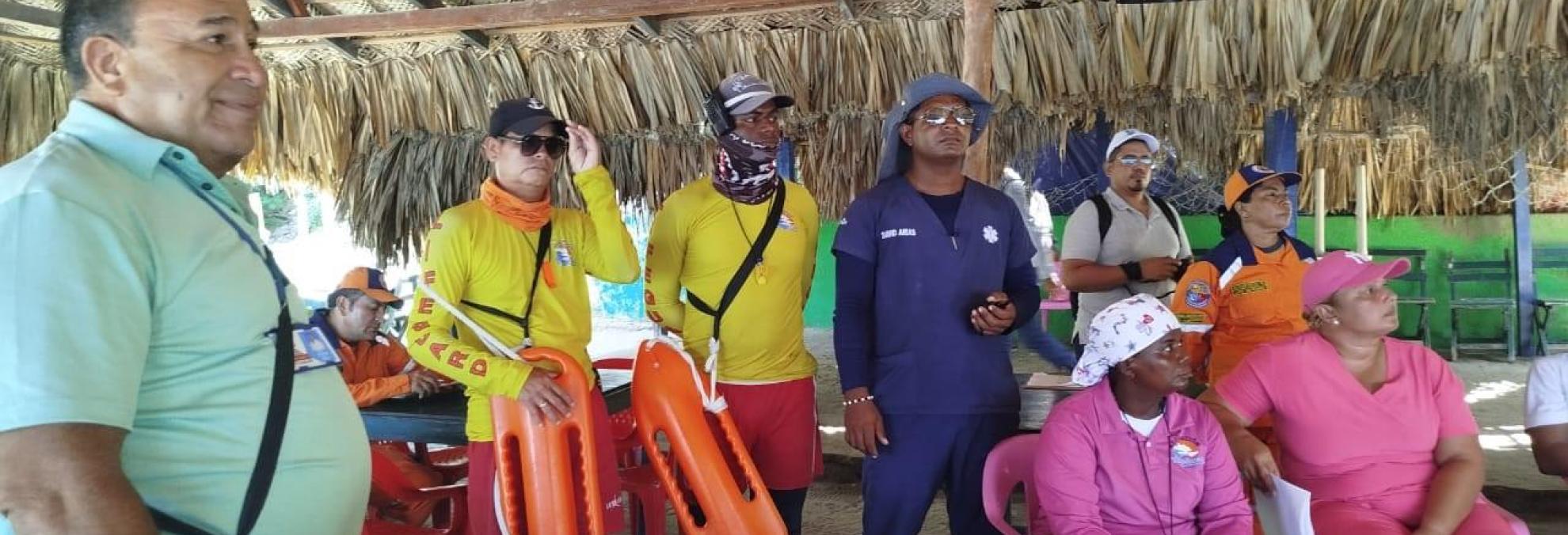 Capitanía de Puerto de Santa Marta participó en simulacro de emergencias en Playa Blanca